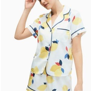 Kate Spade Lemon Print Sleep Set extra large